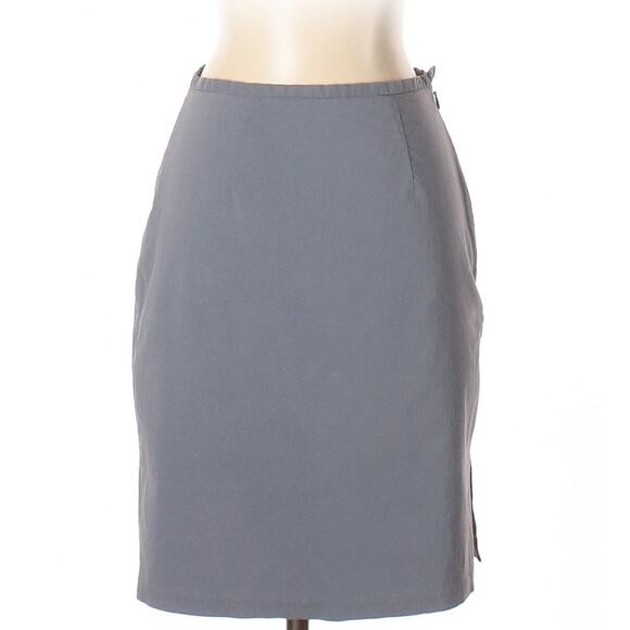 Express Womens Gray Essential Capsule Wardrobe Career Skirt Work Office Size 1/2 - Picture 1 of 7